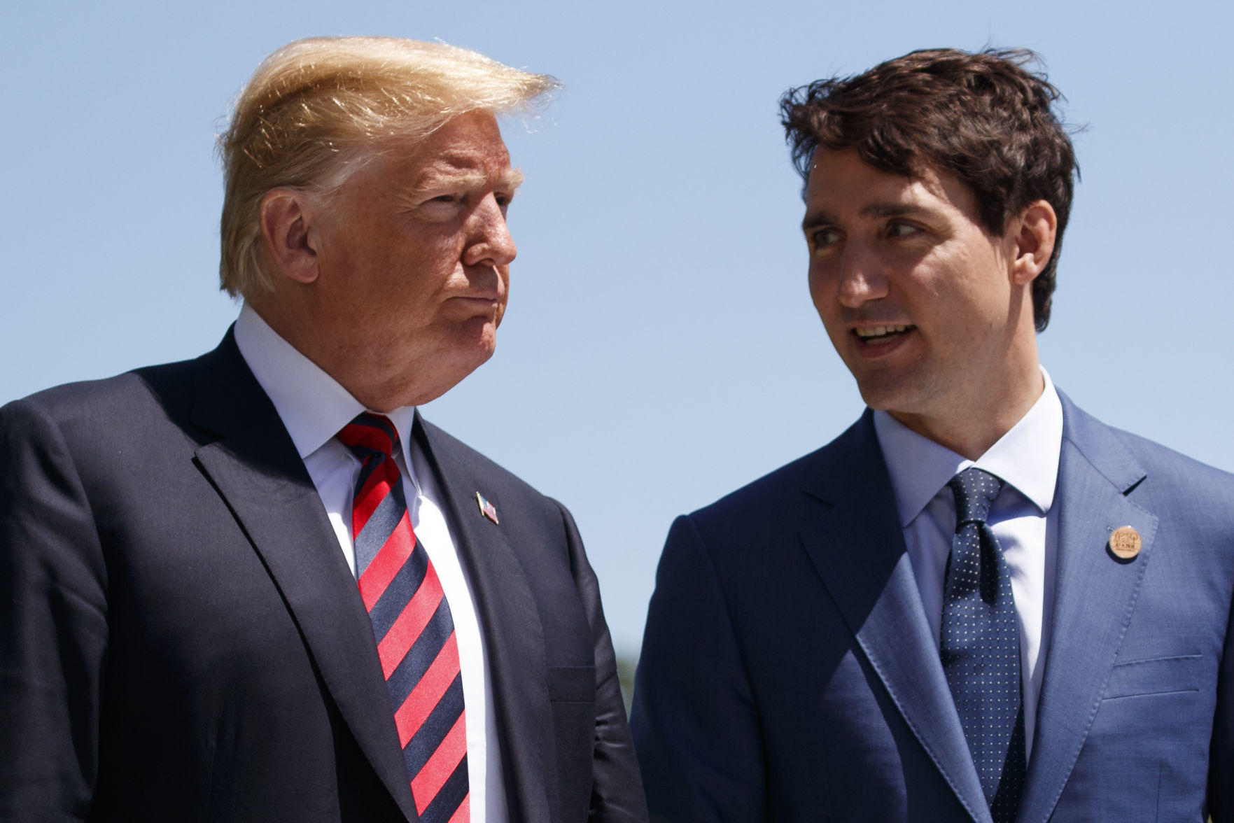 2018: Donald Trump & Justin Trudeau